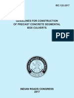 IRC 122 2017 Precast Box Culverts