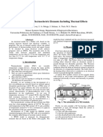 SPICE Model of Thermoelectric Elements Including Thermal Effects