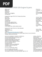 Cummins KTA38-G2A Engines Parts