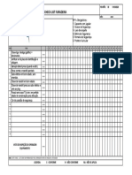 Check List - Furadeira - Mensal