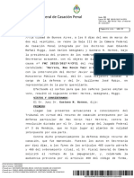 Cámara Federal de Casación Penal: Vistos Y Considerando