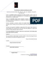 Rescisão de Contrato e Termo de Entrega de Chaves - Silvano