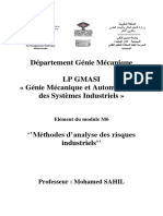 Support de Cours Méthodes D - Analyse Des Risques Industriels