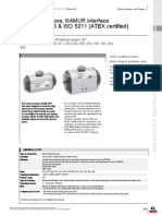 Rotary Actuators, NAMUR Interface VDI - VDE 3845 & ISO 5211 (ATEX Certified) Series ARP