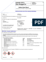 Hanna Instruments S.R.L. HI93731A-0 - Zinc Reagent A: Safety Data Sheet