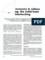 Microprocessors in Railway Signaling