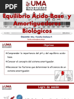 Clase 3. Equilibrio Ácido-Base y Amortiguadores Biológicos