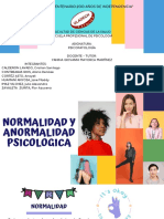 Normalidad y Anormalidad Psicologica