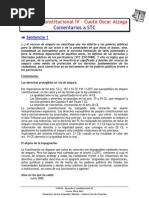 Comentarios A STC Que Han Caido en Examenes Constitucional IV