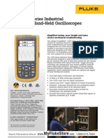 Fluke 120B Series Industrial Scopemeter Hand-Held Oscilloscopes