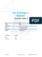 11.1 Gas Exchange in Humans Igcse Cie Biology Ext Theory QP Unlock9b