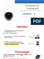 Lecture-1 - Intro To Cryptography