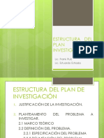 Estructura Plan de Investigación