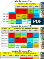 Horario de Clases 1er Ciclo 2022