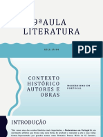 9 - ANO - 9 AULA - 04-19 - Modernismo em Portugal