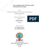 Deformation Behaviour of Aluminium Alloy Al