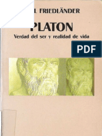 Paul Friedlander - Platon Verdad Del Ser y Realidad de Vida