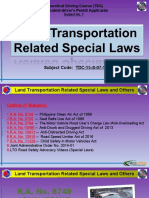 TDC-15-S-07-1 Special Laws V92021