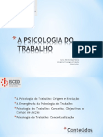 Psicologia de Trabalho - Palestra 2