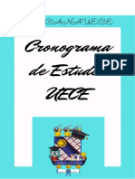 Cronograma de Estudos UECE