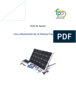 Guía de Apoyo Uso y Mantención Sistema Fotovoltaico