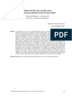 Artigo - Síndrome de Burnout Um Olhar para o Esgotamento Profissional Do Docente Universitário