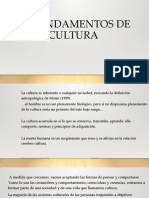 Fundamentos de La Cultura