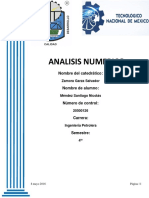 Analisis Numerico Tema 1 Trabajo Completo