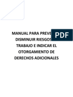 Manual para Prevenir Riesgos y Otorgamiento de Derechos Adicionales de La Ssa