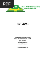 OEA Bylaws Edit. Fall 19 (Update)