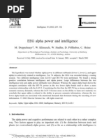 EEG Alpha Power and Intelligence