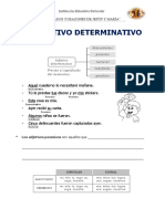 Adjetivo Determinativo