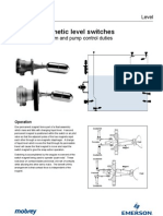 Horizontal Float Level Switches Mobrey