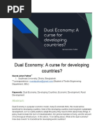 Dual Economy - A Curse For Developing Countries