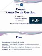 Contrôle de Gestion Chapitre I