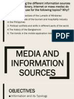 Lesson 5 - Media and Information Sources 2021-2022