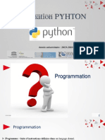 Les Bases Du Langage Python