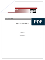 Quality Policy 2019