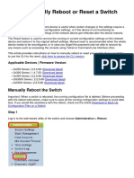 Smb985 How To Manually Reboot or Reset A Switch
