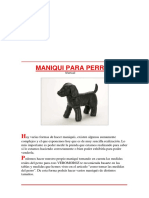 Como Elaborara Un Maniqui de Perro