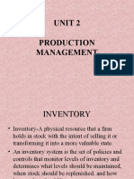 Unit 2 Production MGT