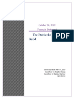 The Etobicoke Drama Guild: October 30, 2019 Financial Statement