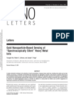 Gold Nanoparticle-Based Sensing of "Spectroscopically Silent" Heavy Metal Ions