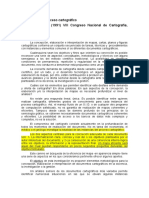 Introducción Al Proceso Cartográfico. H. Bozzano