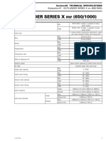 ATV 2013-2014 OUTLANDER (XMR) - Technical Specifications TS51Y013 en