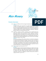 Unit 3 MainMemory Solutions