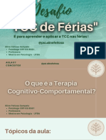 Material Complementar Roteiro Da Aula 1 O Que É A Terapia Cognitivo