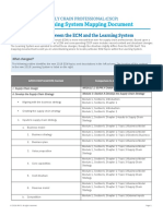 APICS CSCP2018 ECM To Learning System Mapping