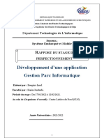 Rapport Gestion Parc Informatique