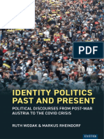 Identity Politics Past and Present Sample Chapter and Contents